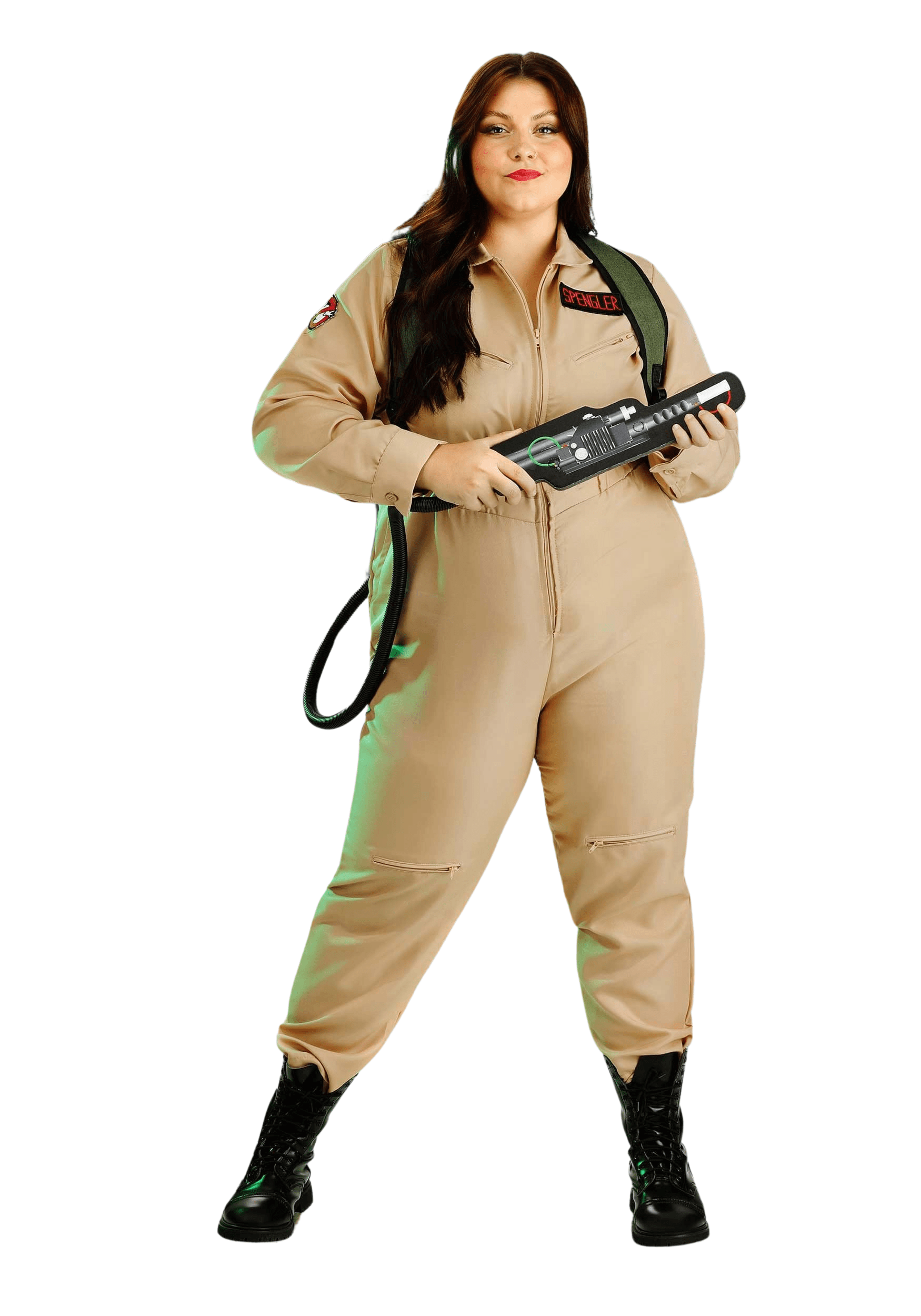 Image of Ghostbusters Plus Size Costume Jumpsuit for Women | Movie Costumes ID FUN9409PL-5X