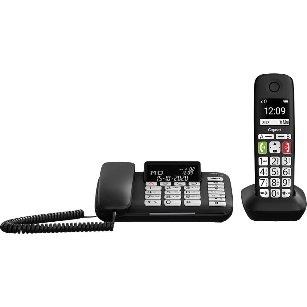 Image of Gigaset DL780 Plus Corded analogue incl handset Black