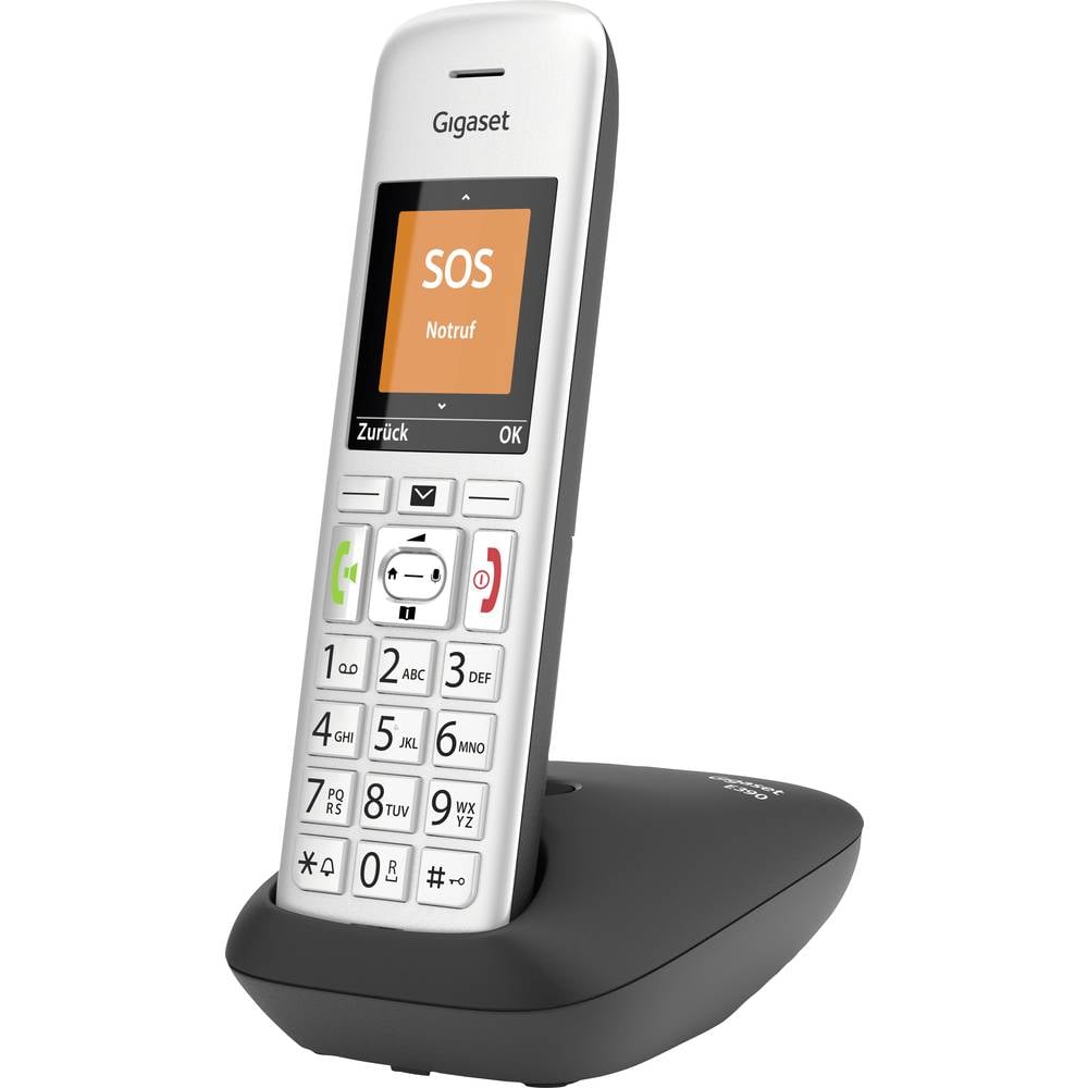 Image of Gigaset E390 DECT handset Silver-black