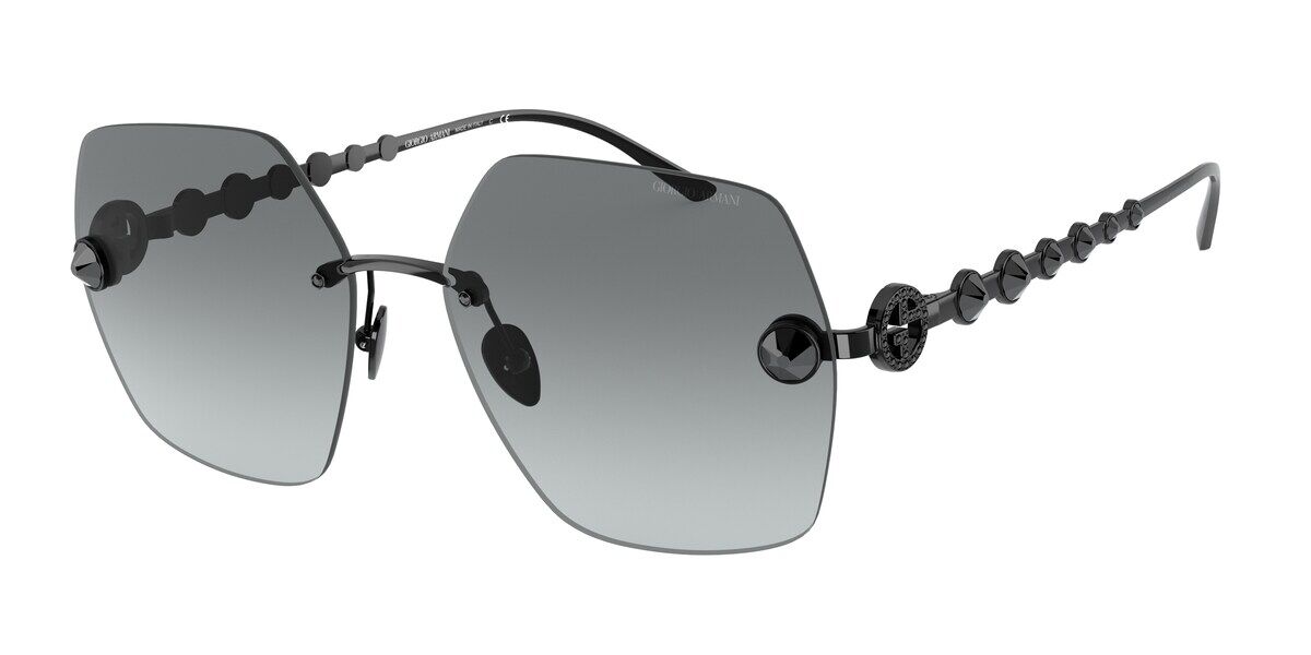 Image of Giorgio Armani AR6123B 301411 Óculos de Sol Pretos Feminino PRT