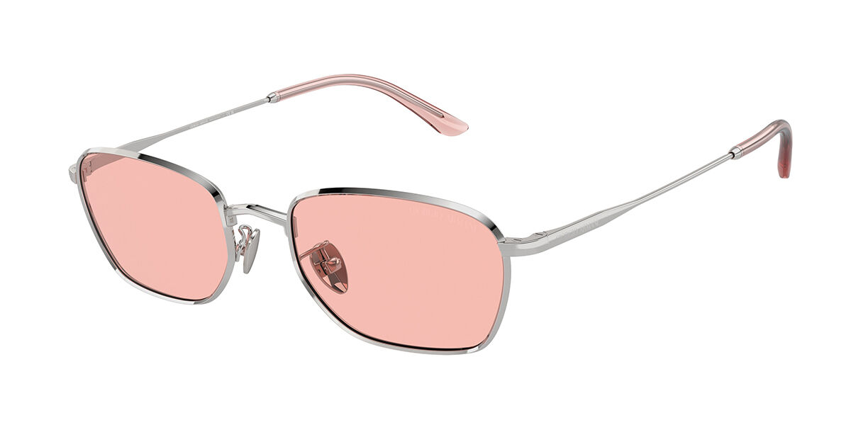 Image of Giorgio Armani AR6151 3015/5 52 Lunettes De Soleil Femme Argentées FR