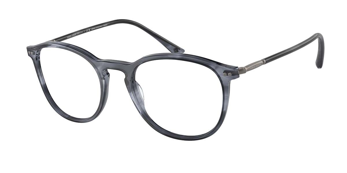 Image of Giorgio Armani AR7125 5986 Óculos de Grau Azuis Masculino PRT