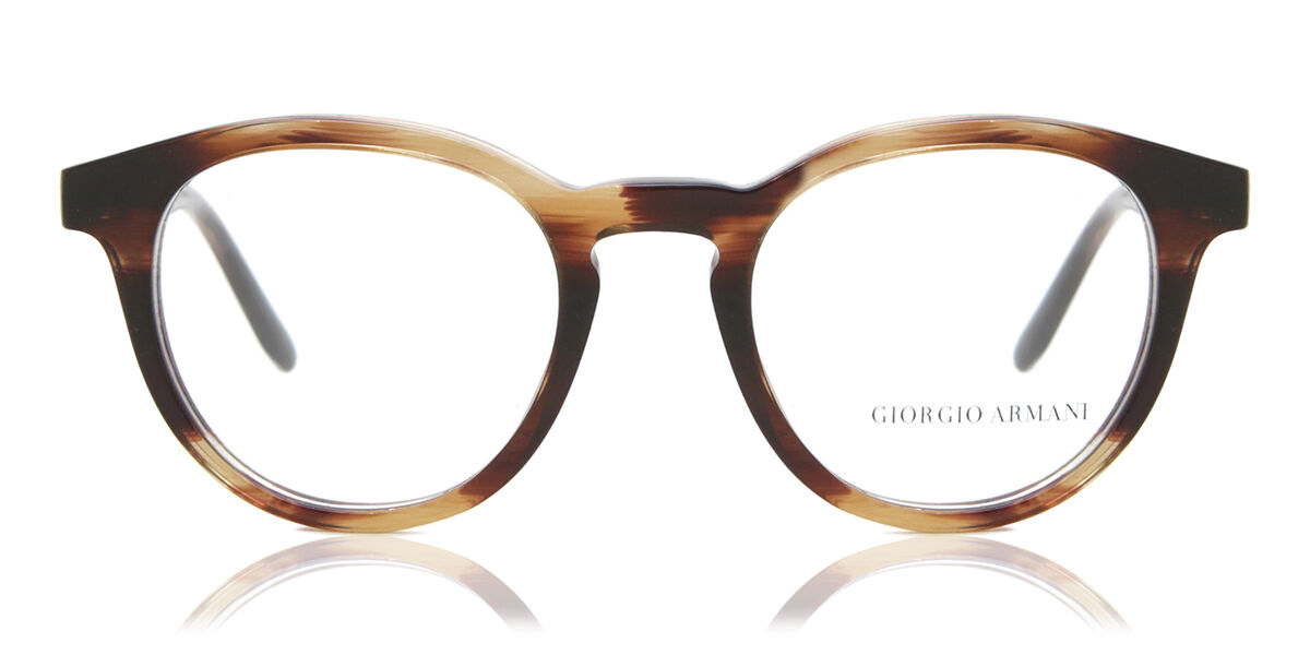 Image of Giorgio Armani AR7227 5963 50 Brązowe Męskie Okulary Korekcyjne PL