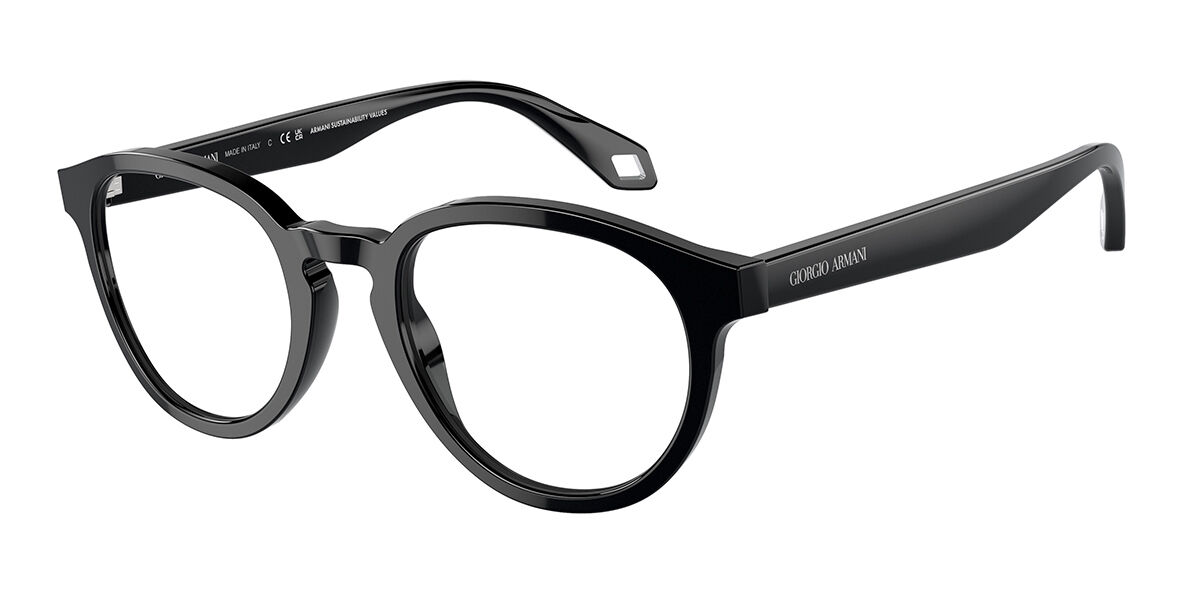 Image of Giorgio Armani AR7248 5875 50 Czarne Męskie Okulary Korekcyjne PL