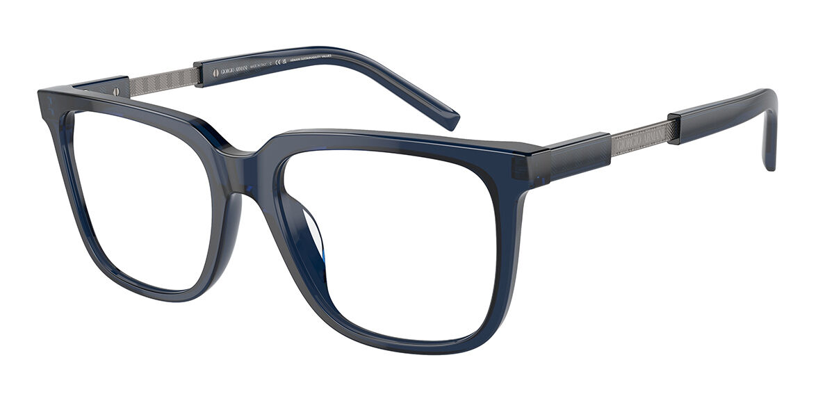 Image of Giorgio Armani AR7252U 6047 55 Niebieskie Męskie Okulary Korekcyjne PL