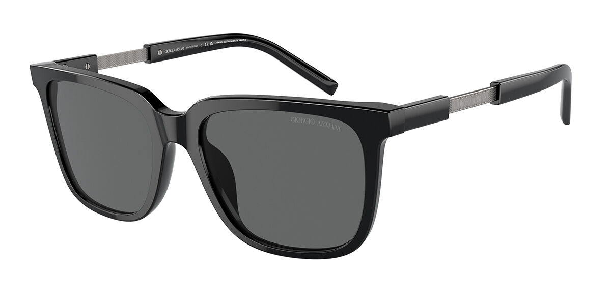 Image of Giorgio Armani AR8202U 587587 55 Lunettes De Soleil Homme Noires FR