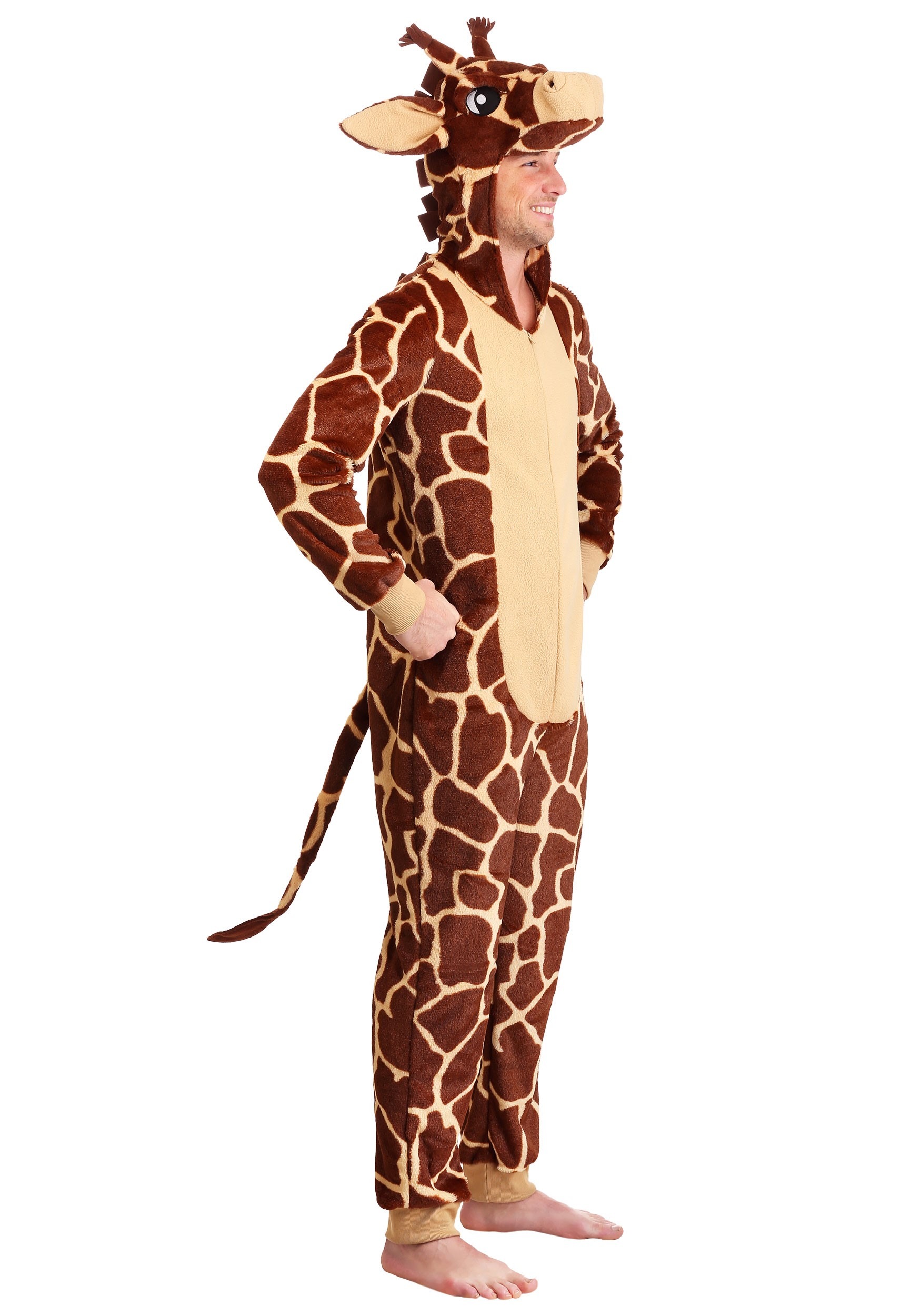 Image of Giraffe Onesie Adult ID FUN0740AD-L