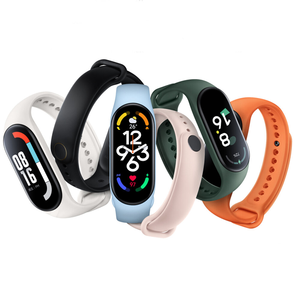 Image of [Global Version] Xiaomi Mi Band 7 162 inch AMOLED Always-on Display Wristband 24h Heart Rate SpO2 Monitoring 4 Professi