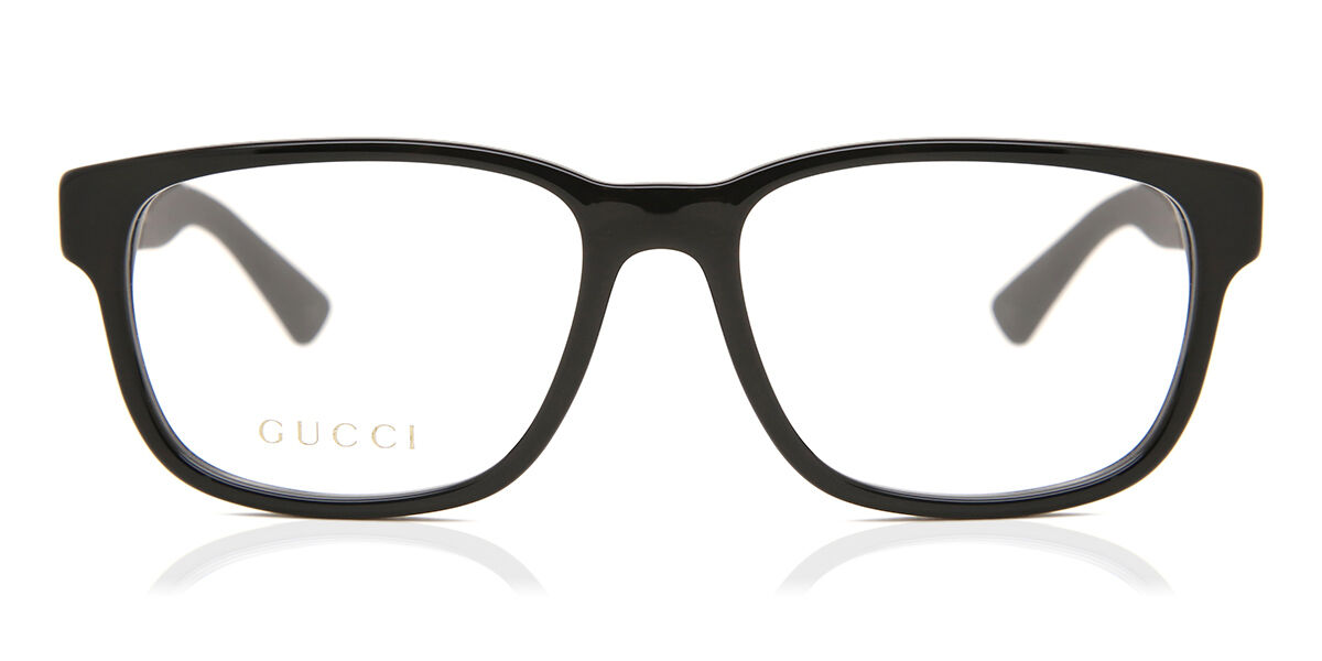 Image of Gucci GG0011O 005 Óculos de Grau Pretos Masculino PRT