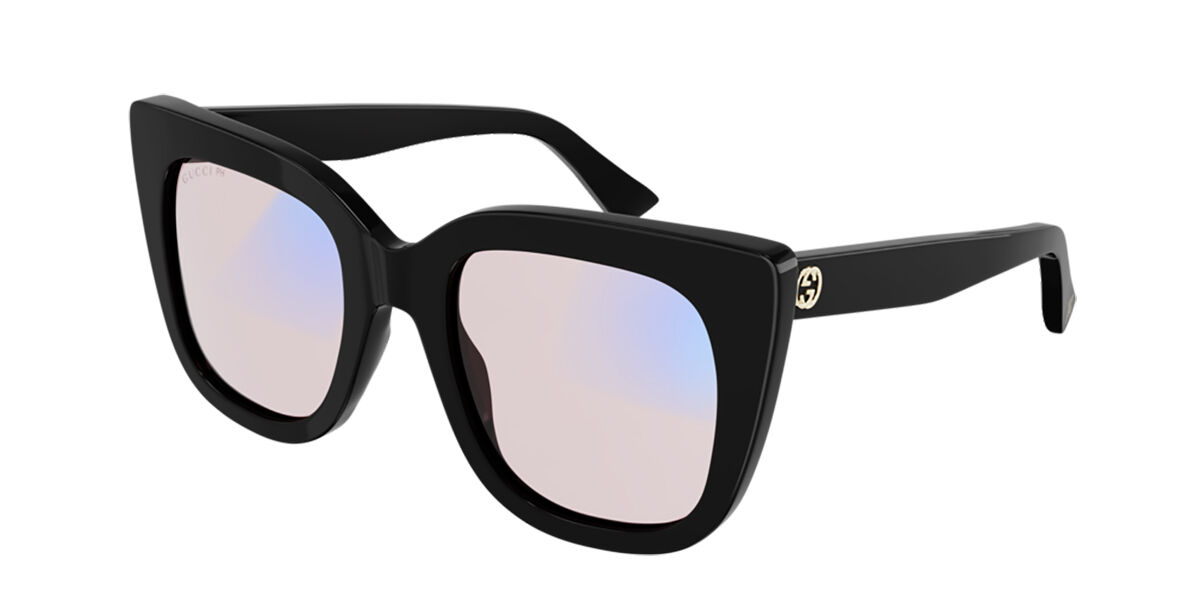 Image of Gucci GG0163SN 009 51 Lunettes De Soleil Femme Noires FR