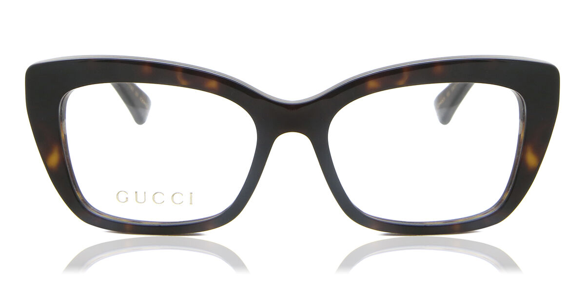 Image of Gucci GG0165ON 002 Óculos de Grau Tortoiseshell Feminino BRLPT