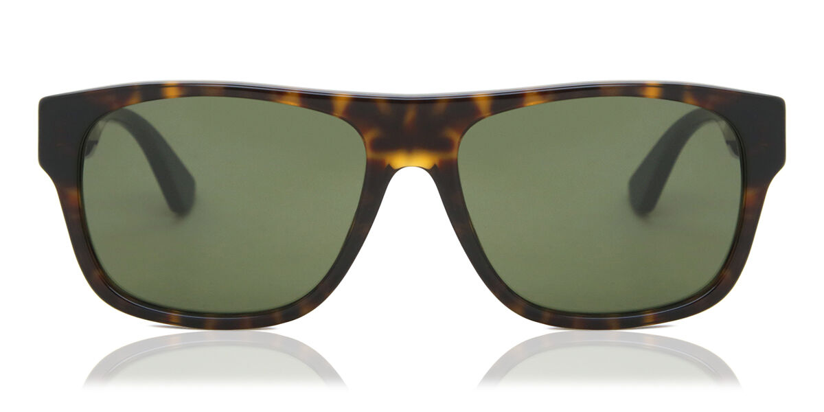 Image of Gucci GG0341S 003 56 Lunettes De Soleil Homme Tortoiseshell FR