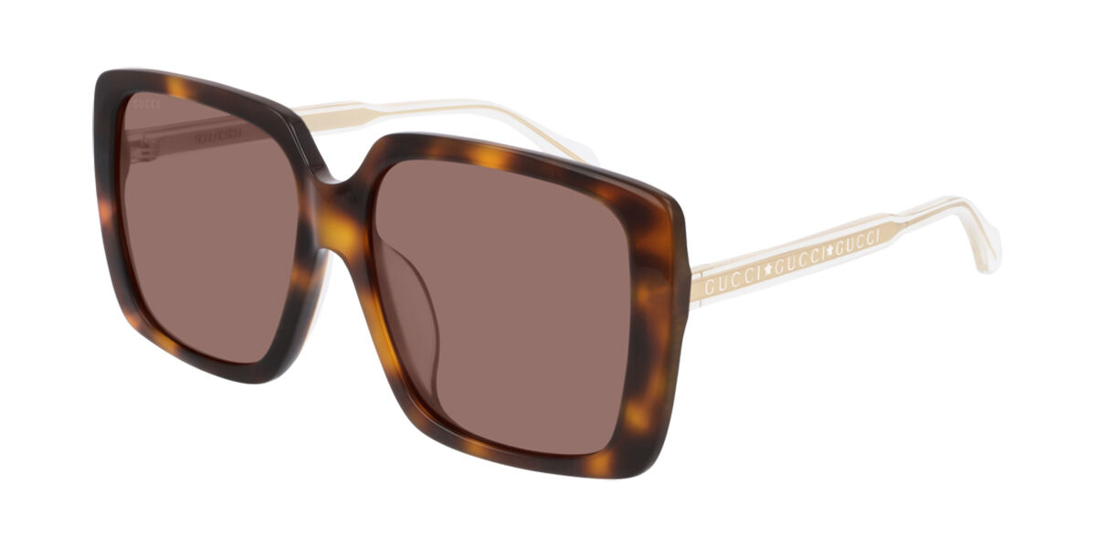 Image of Gucci GG0567SA Asian Fit 002 Óculos de Sol Tortoiseshell Feminino PRT