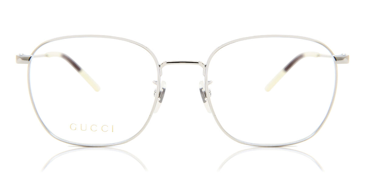 Image of Gucci GG0681O 002 Óculos de Grau Prata Masculino BRLPT