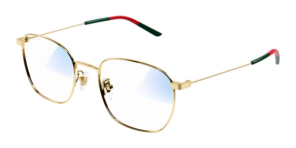 Image of Gucci GG0681S 001 Óculos de Grau Dourados Masculino PRT