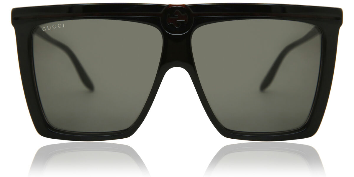 Image of Gucci GG0733S 001 62 Lunettes De Soleil Homme Noires FR