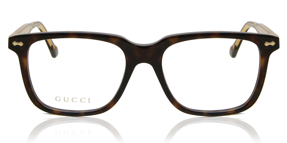 Image of Gucci GG0737O 006 Óculos de Grau Tortoiseshell Masculino BRLPT