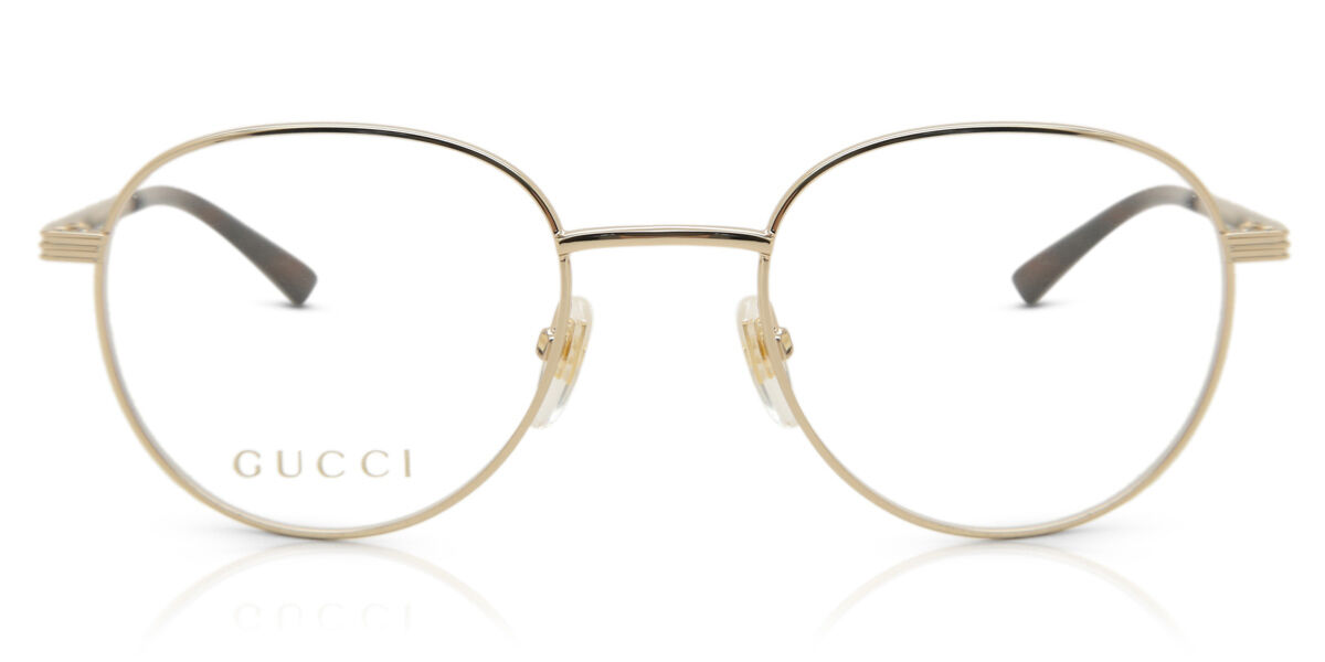 Image of Gucci GG0835O 001 Óculos de Grau Dourados Masculino PRT