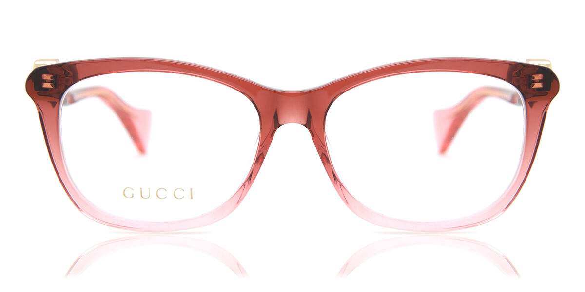 Image of Gucci GG1012O 003 Óculos de Grau Vermelhos Feminino BRLPT