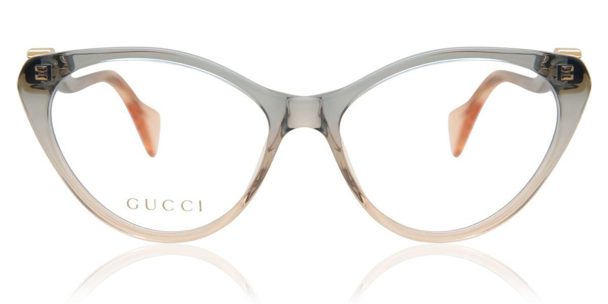 Image of Gucci GG1013O 002 55 Lunettes De Vue Femme Bleues (Seulement Monture) FR