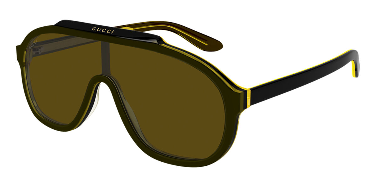 Image of Gucci GG1038S 003 Óculos de Sol Amarelos Masculino BRLPT