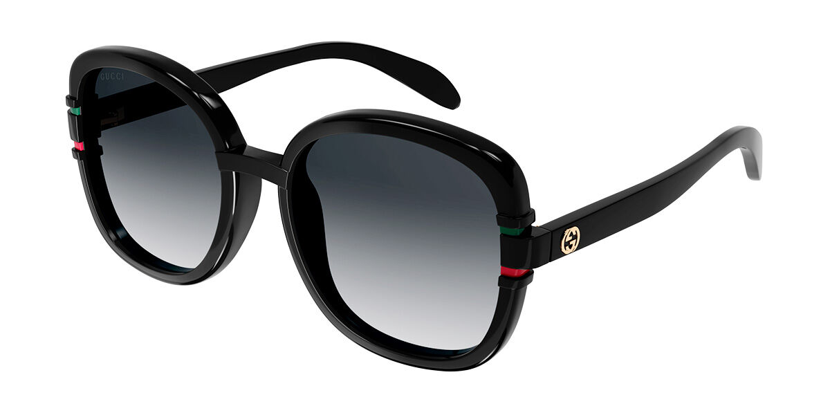 Image of Gucci GG1068SA Asian Fit 001 Óculos de Sol Pretos Feminino PRT