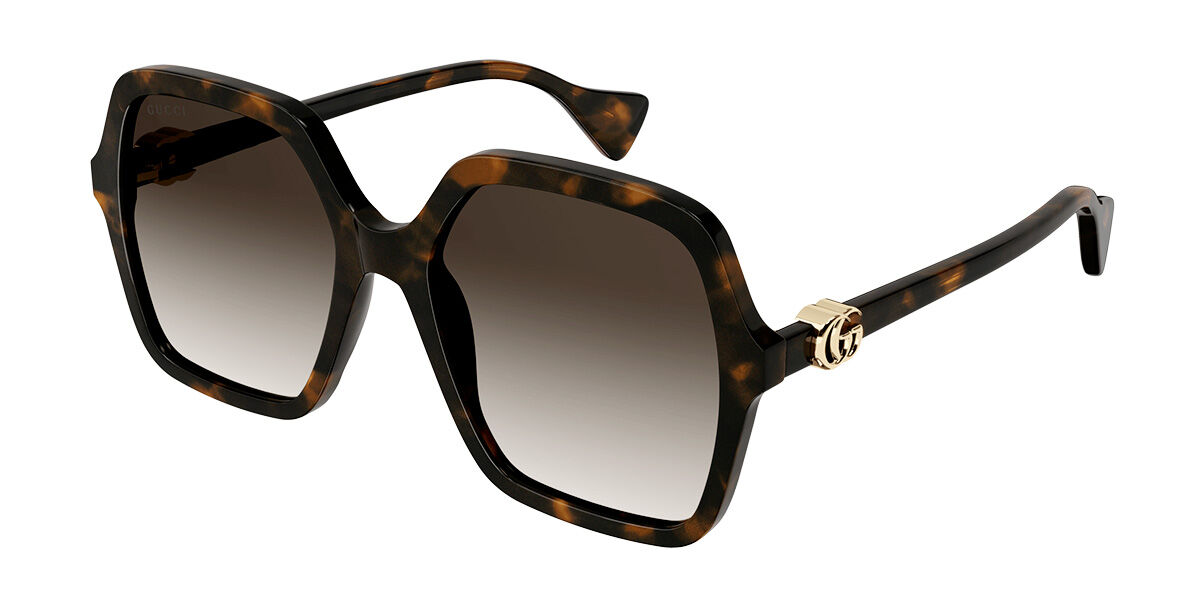 Image of Gucci GG1072SA Asian Fit 002 Óculos de Sol Tortoiseshell Feminino PRT