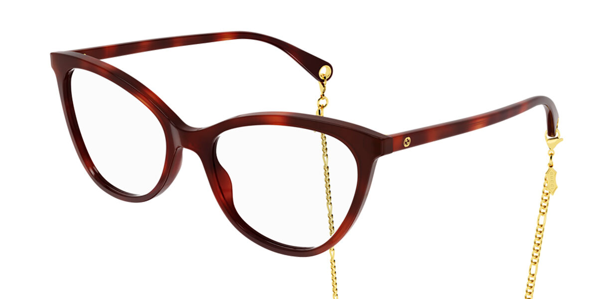 Image of Gucci GG1079O 002 Óculos de Grau Tortoiseshell Feminino BRLPT