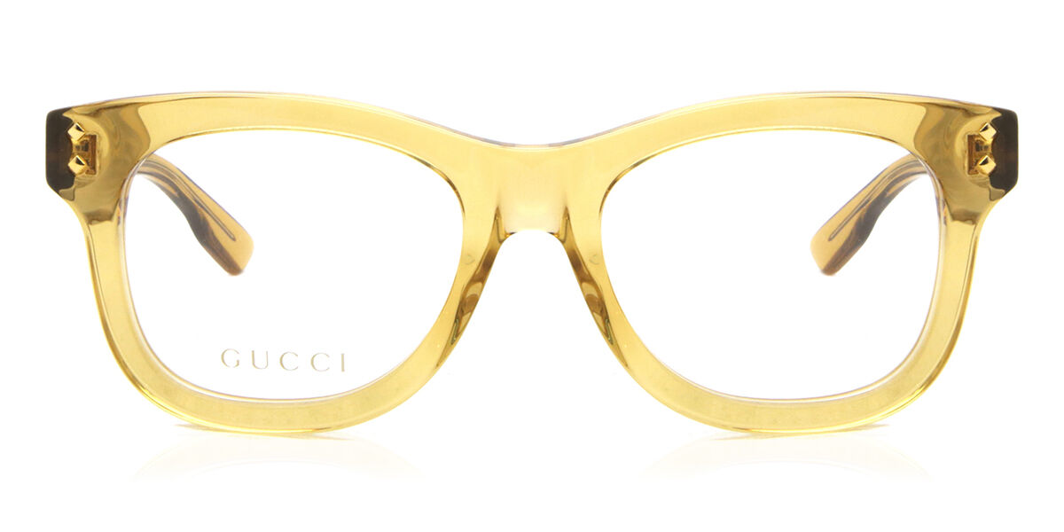 Image of Gucci GG1086O 002 Óculos de Grau Amarelos Feminino BRLPT