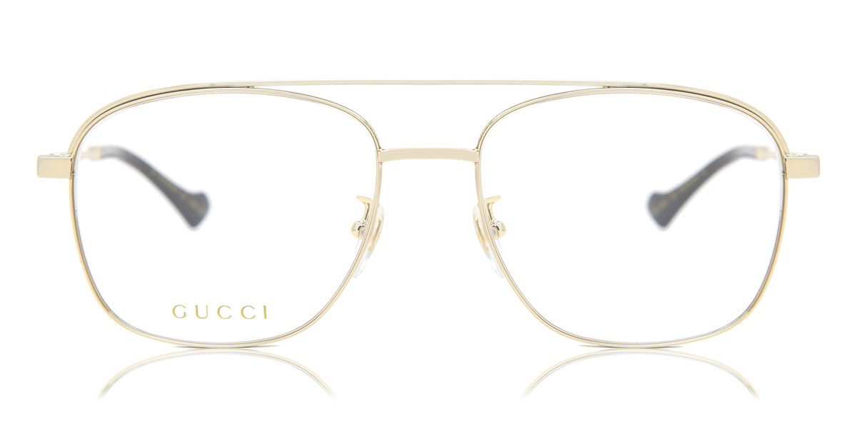 Image of Gucci GG1103O 001 Óculos de Grau Dourados Masculino BRLPT