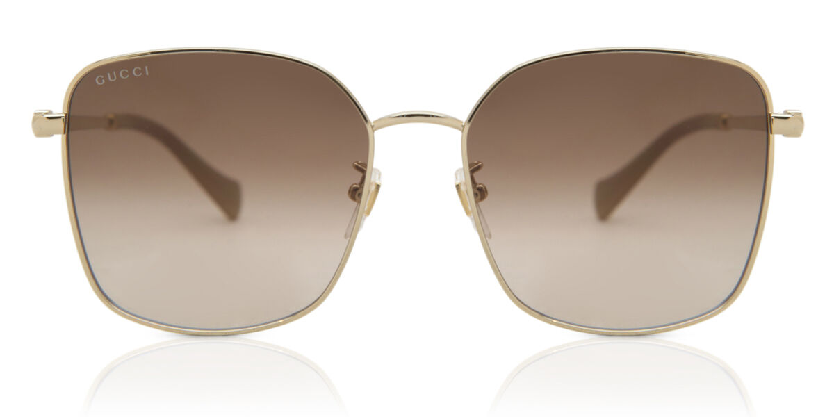 Image of Gucci GG1146SK Asian Fit 002 Óculos de Sol Pretos Masculino PRT