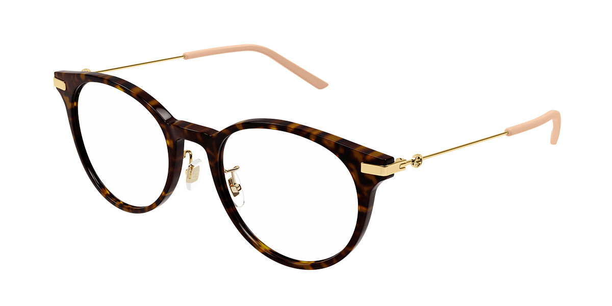 Image of Gucci GG1199OA Asian Fit 002 51 Tortoiseshell Damskie Okulary Korekcyjne PL