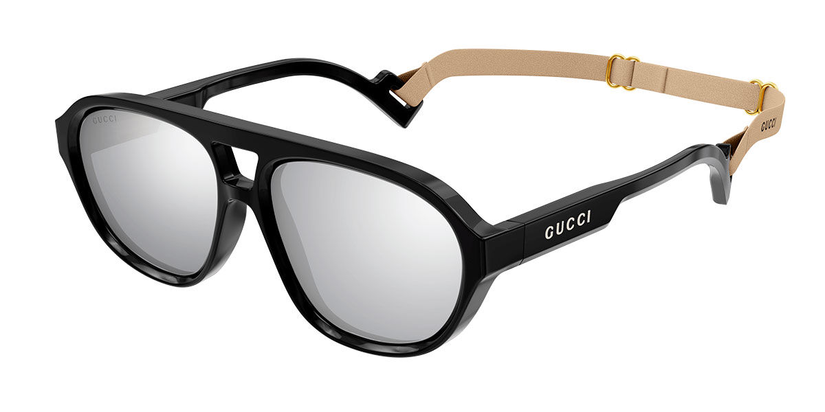 Image of Gucci GG1239S 002 Óculos de Sol Pretos Masculino BRLPT