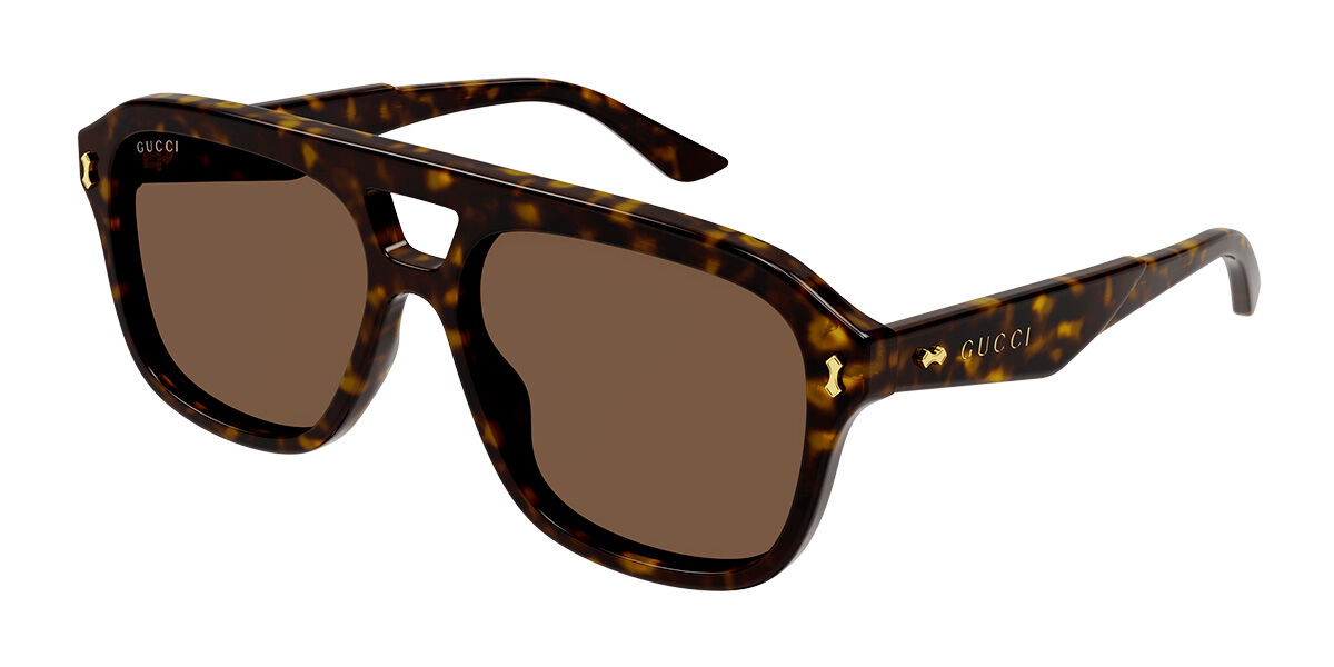 Image of Gucci GG1263S 006 Óculos de Sol Tortoiseshell Masculino BRLPT