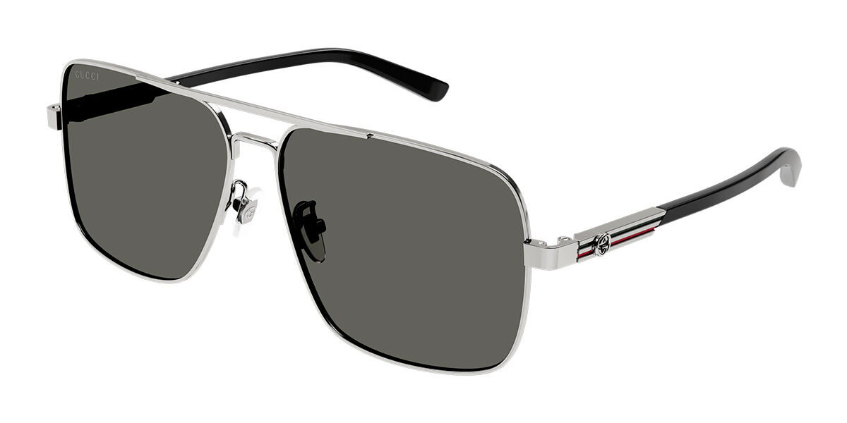 Image of Gucci GG1289S 001 Óculos de Sol Gunmetal Masculino PRT