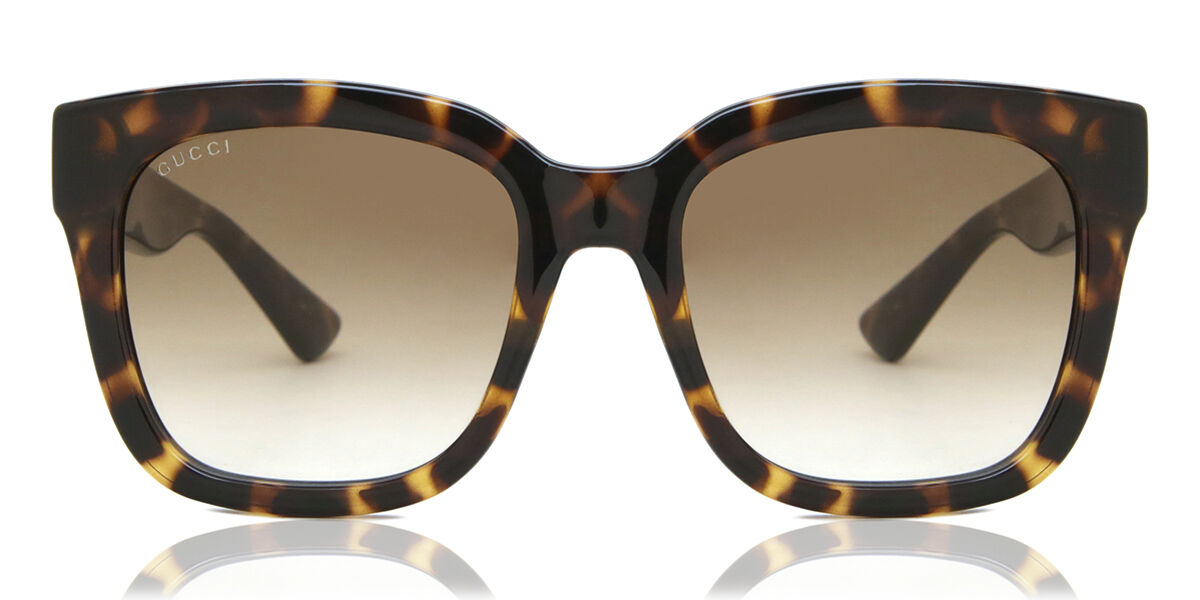 Image of Gucci GG1338S 003 54 Lunettes De Soleil Femme Tortoiseshell FR