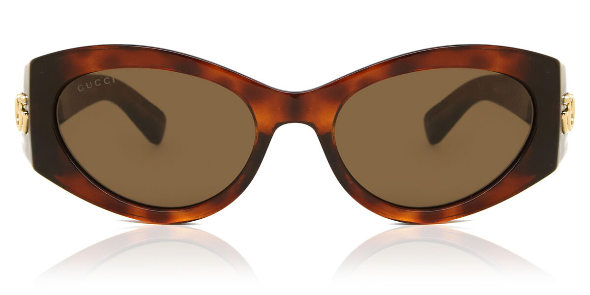 Image of Gucci GG1401S 002 53 Lunettes De Soleil Femme Tortoiseshell FR