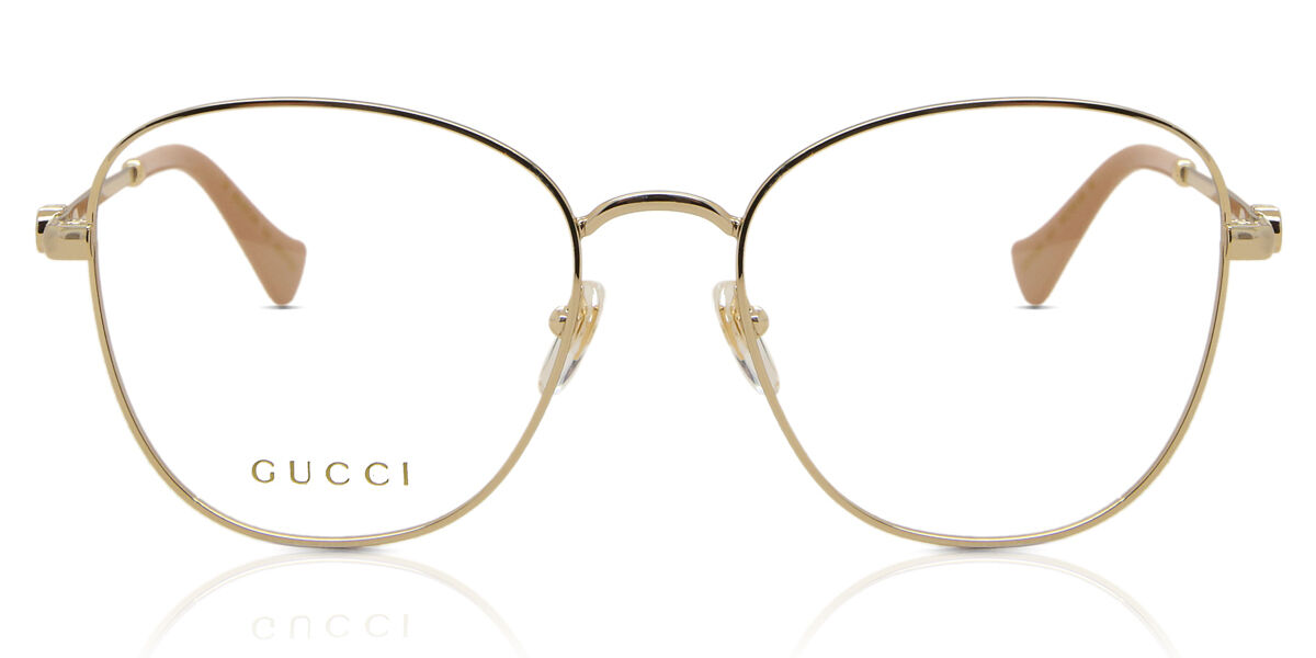 Image of Gucci GG1418O 003 Óculos de Grau Dourados Feminino PRT