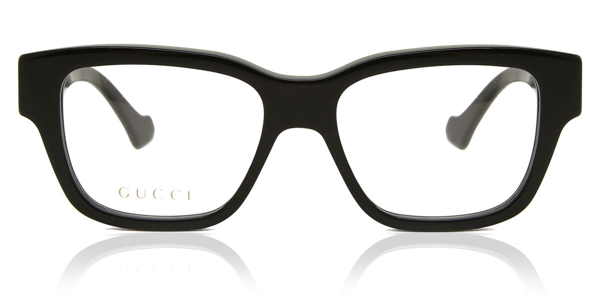 Image of Gucci GG1428O 001 Óculos de Grau Pretos Masculino PRT