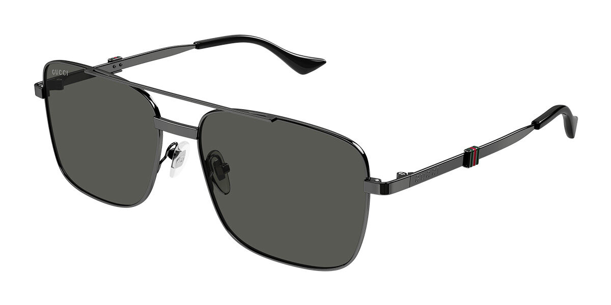 Image of Gucci GG1441S 001 58 Lunettes De Soleil Homme Gunmetal FR