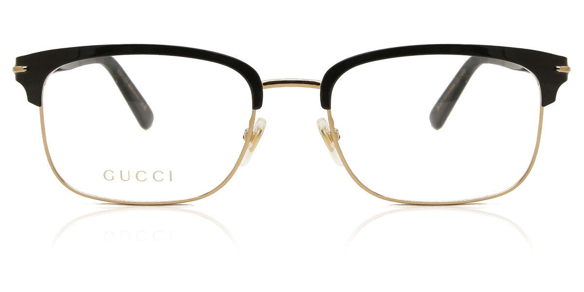 Image of Gucci GG1448O 001 Óculos de Grau Dourados Masculino PRT