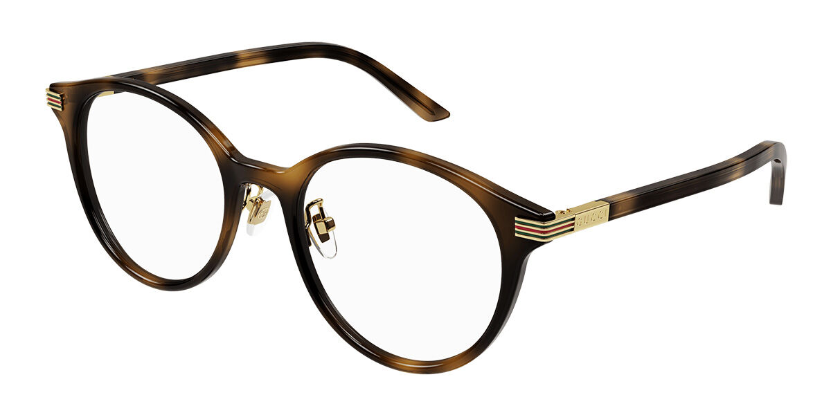 Image of Gucci GG1454OK Asian Fit 002 52 Tortoiseshell Damskie Okulary Korekcyjne PL