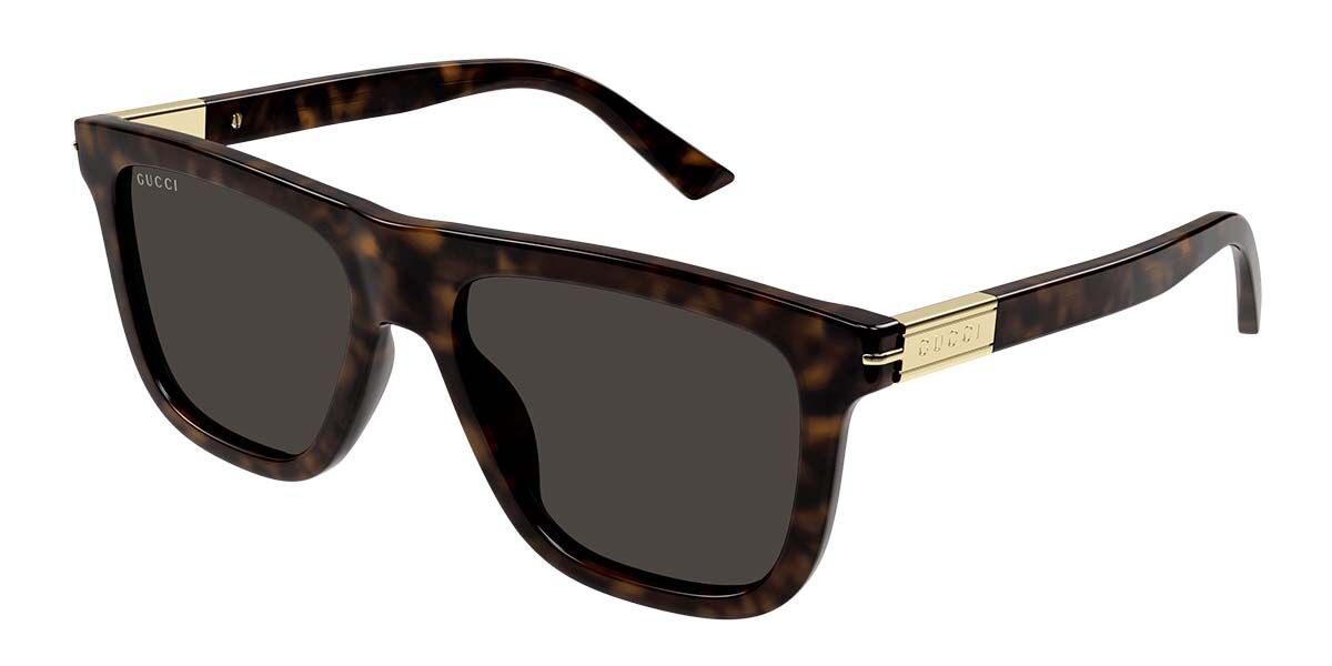 Image of Gucci GG1502S 002 54 Lunettes De Soleil Homme Tortoiseshell FR