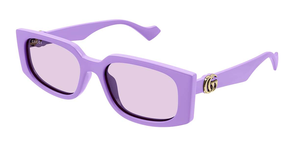 Image of Gucci GG1534S 004 55 Lunettes De Soleil Femme Purple FR