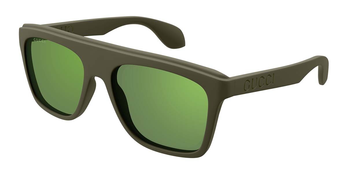 Image of Gucci GG1570S 005 Óculos de Sol Verdes Masculino PRT