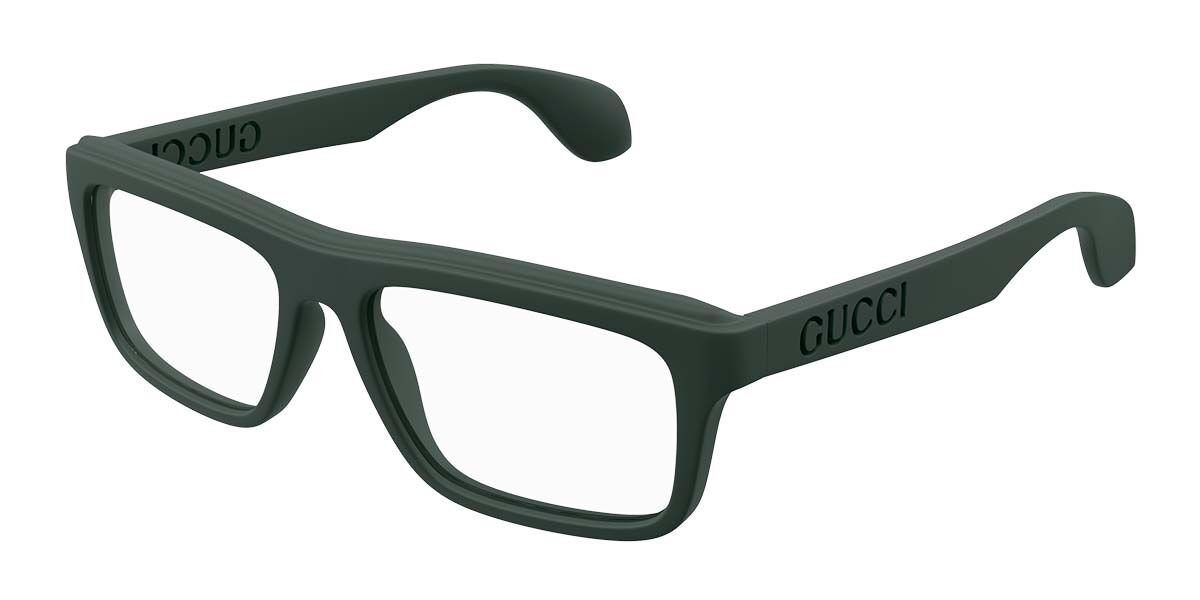 Image of Gucci GG1572O 005 Óculos de Grau Verdes Masculino PRT