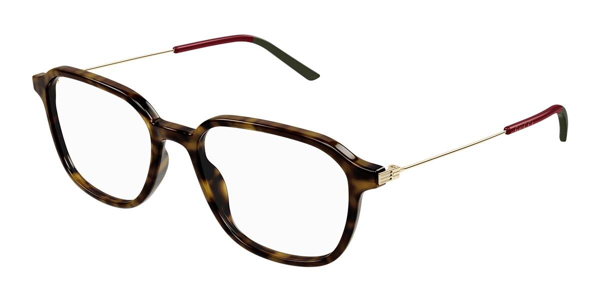 Image of Gucci GG1576O 002 Óculos de Grau Tortoiseshell Masculino BRLPT