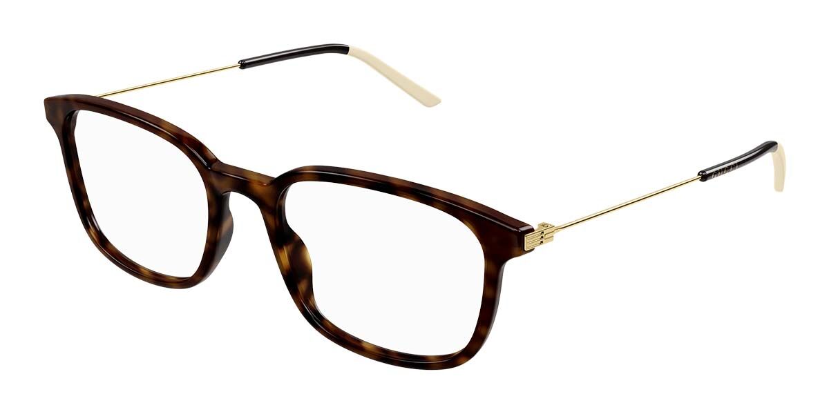 Image of Gucci GG1577O 006 Óculos de Grau Tortoiseshell Masculino BRLPT