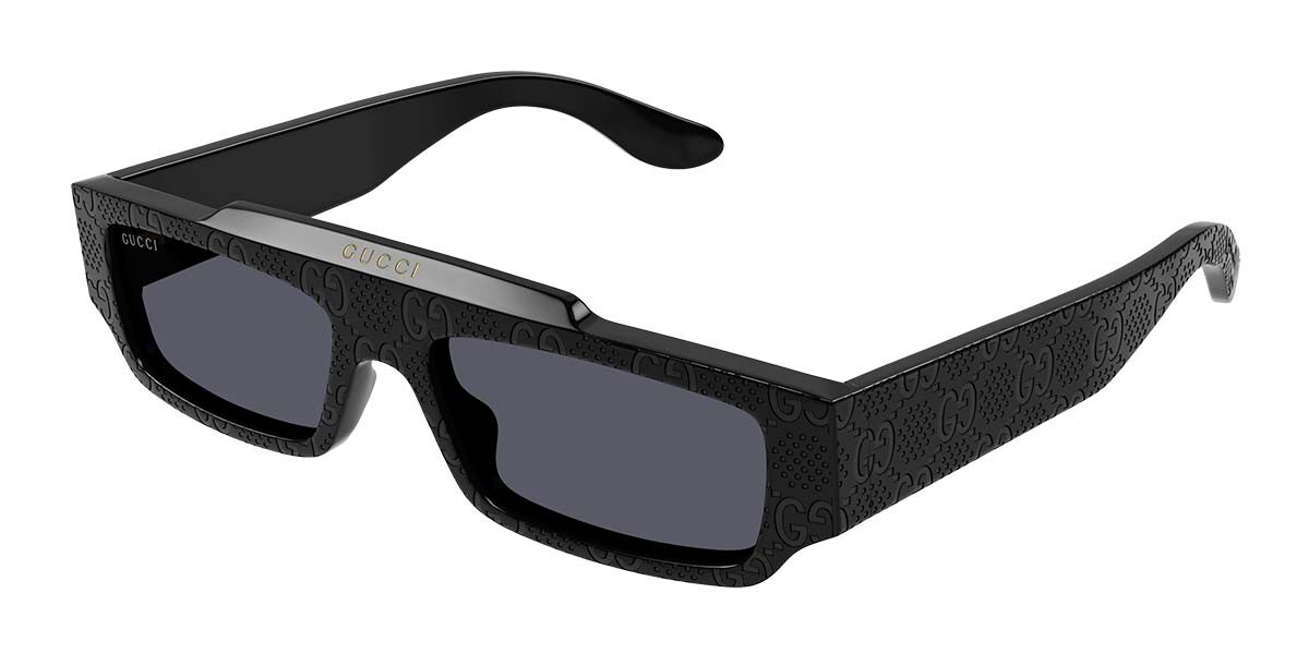 Image of Gucci GG1592S 001 55 Lunettes De Soleil Homme Noires FR