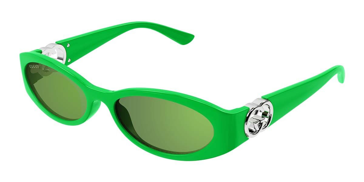 Image of Gucci GG1660S 005 Óculos de Sol Verdes Feminino BRLPT